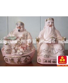 Tượng tài địa hóa hồng 12 in